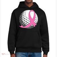 Golf Pink Ribbon Breast Cancer Awareness District V.I.T. Heavyweight Hoodie thumb 0