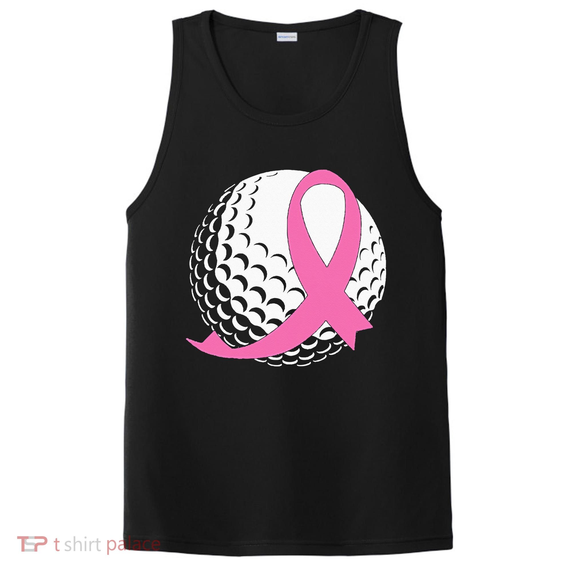 Golf Pink Ribbon Breast Cancer Awareness PosiCharge Competitor Tank