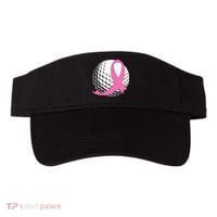Golf Pink Ribbon Breast Cancer Awareness Visor thumb 0