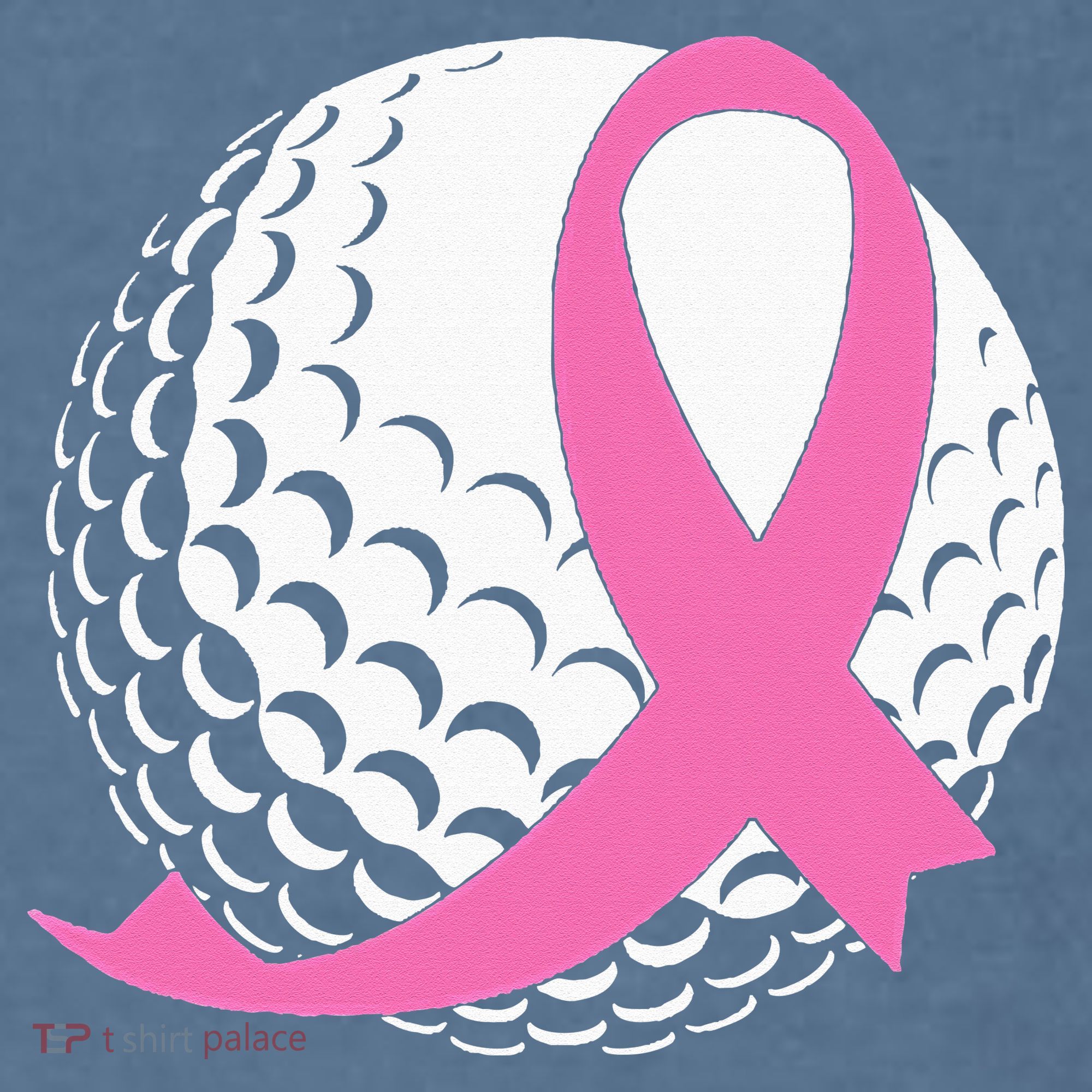 Golf Pink Ribbon Breast Cancer Awareness Comfort Colors Garment-Dyed Hooded Sweatshirt