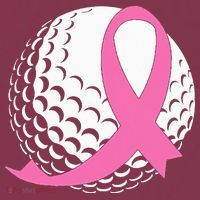 Golf Pink Ribbon Breast Cancer Awareness 16oz Travel Tumbler thumb 2