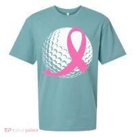Golf Pink Ribbon Breast Cancer Awareness Sueded Cloud Jersey T-Shirt thumb 0