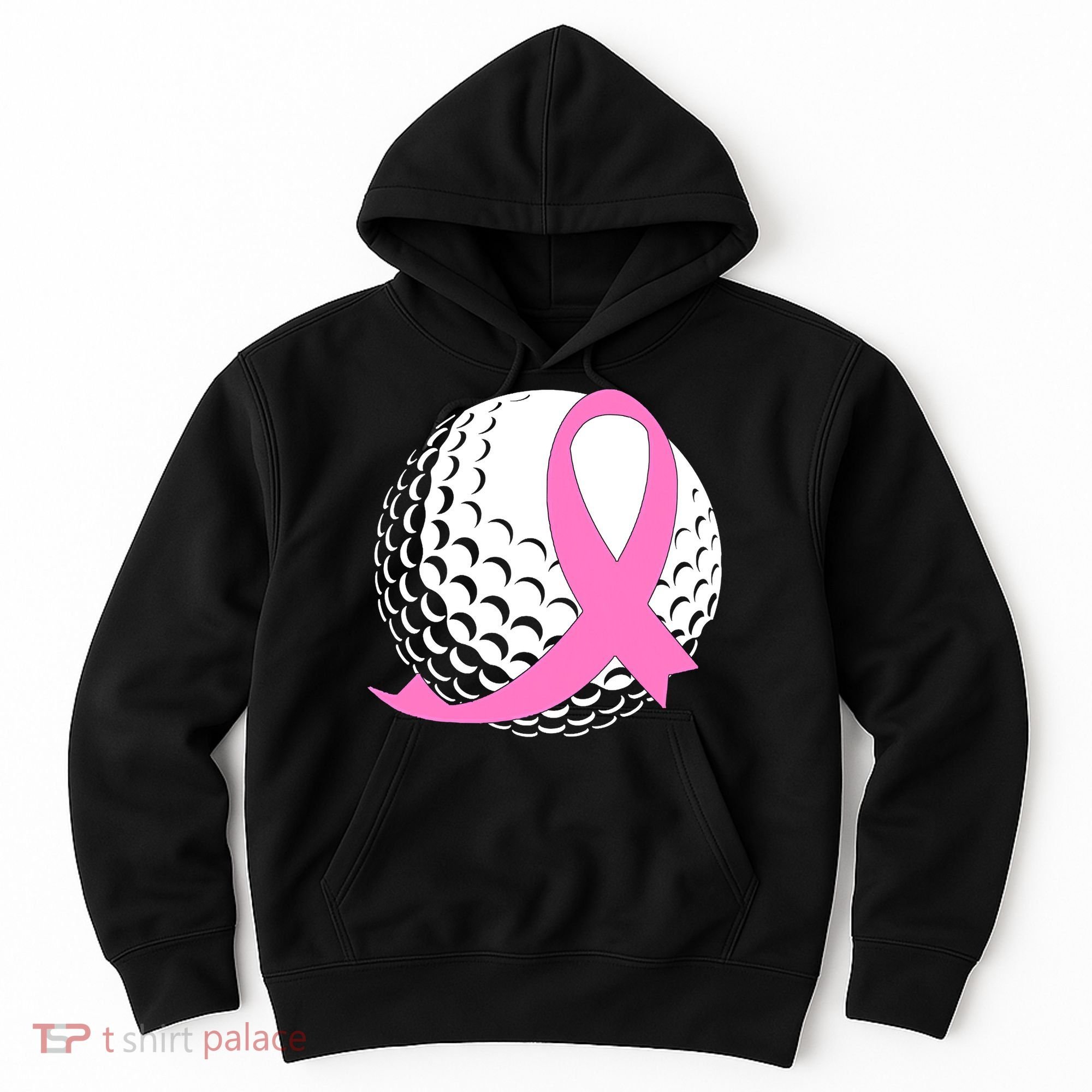 Golf Pink Ribbon Breast Cancer Awareness Hoodie