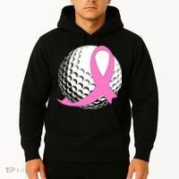 Golf Pink Ribbon Breast Cancer Awareness Hoodie thumb 2