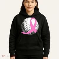 Golf Pink Ribbon Breast Cancer Awareness Hoodie thumb 5