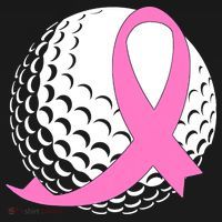 Golf Pink Ribbon Breast Cancer Awareness Women's Hoodie thumb 2