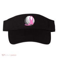 Golf Pink Ribbon Breast Cancer Awareness Visor thumb 0