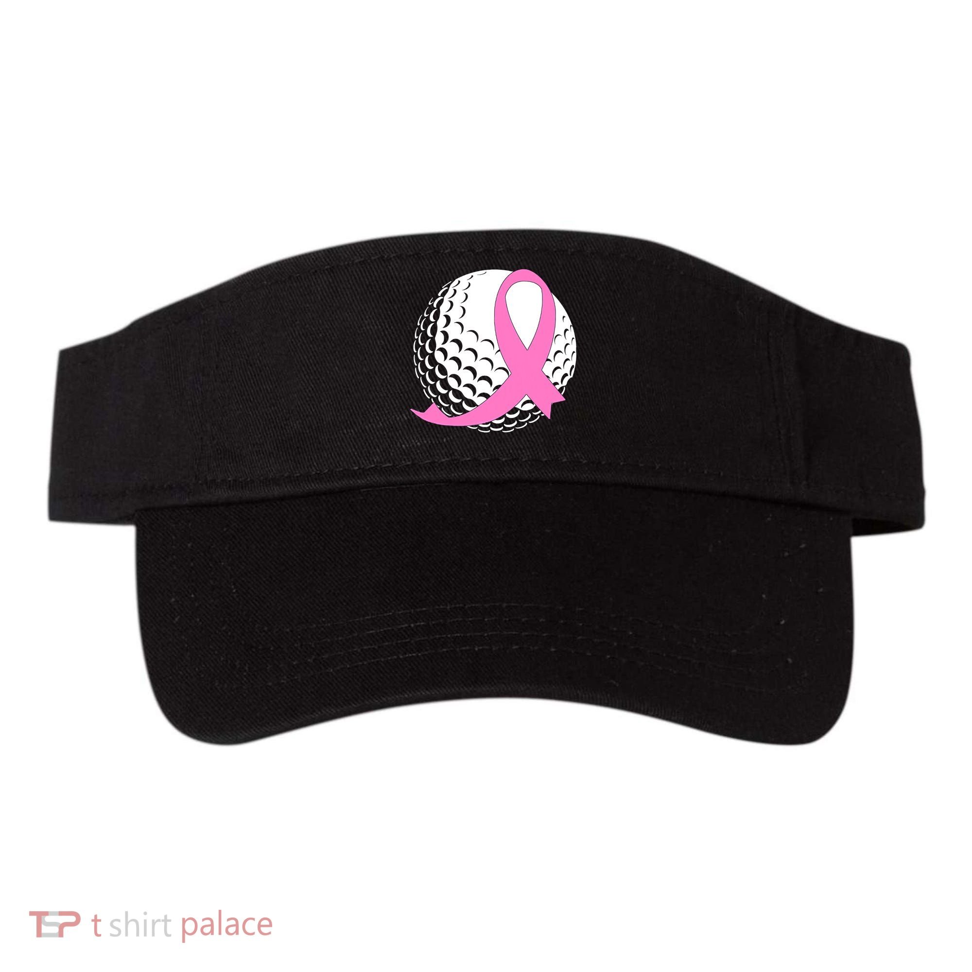 Golf Pink Ribbon Breast Cancer Awareness Visor