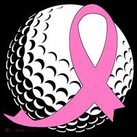 Golf Pink Ribbon Breast Cancer Awareness Kids Colorblock Raglan Jersey thumb 2