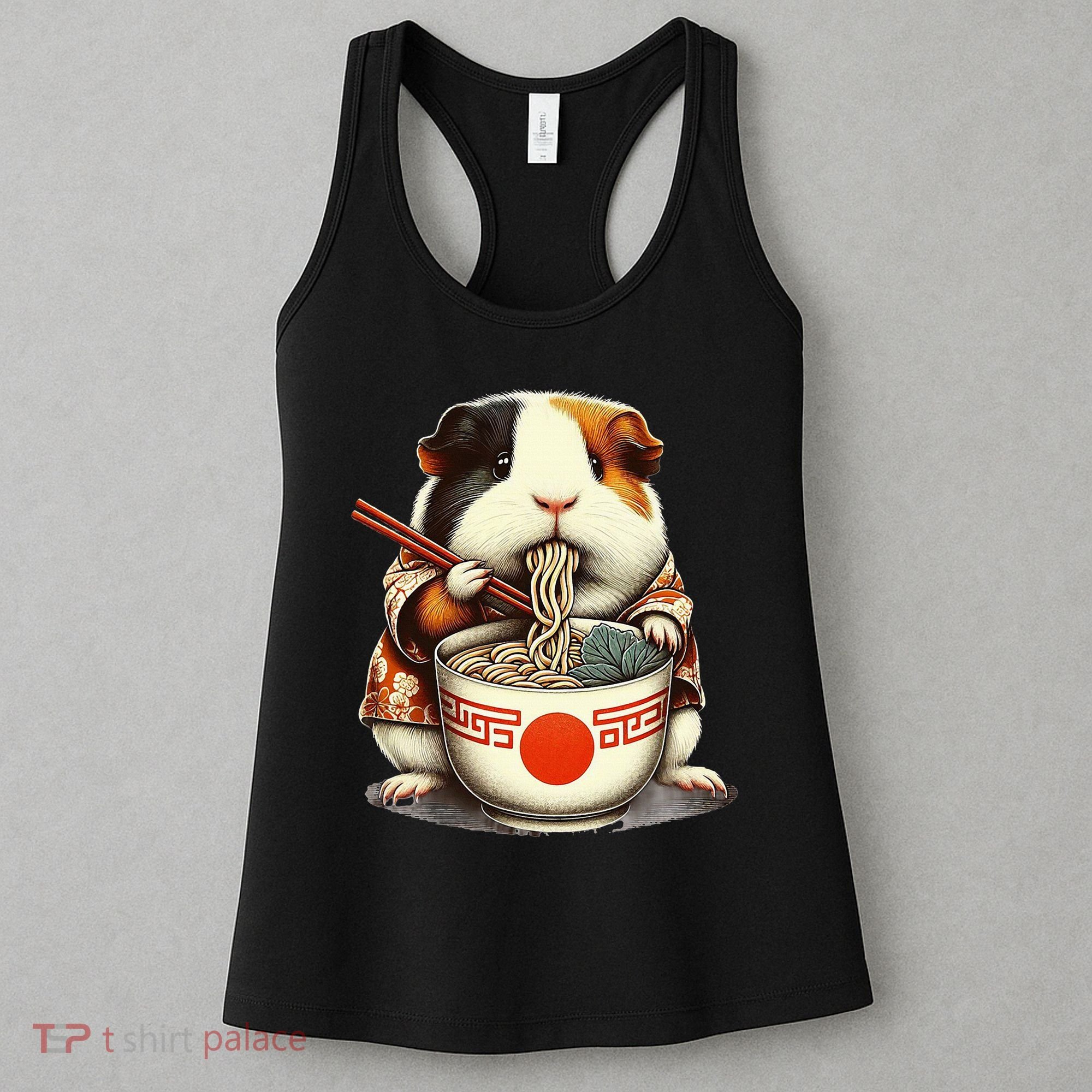 Guinea Pig Ramen Kawaii Neko Japanese Noodles Aesthetic Women's Tank Top