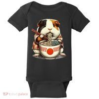Guinea Pig Ramen Kawaii Neko Japanese Noodles Aesthetic Baby Bodysuit thumb 0