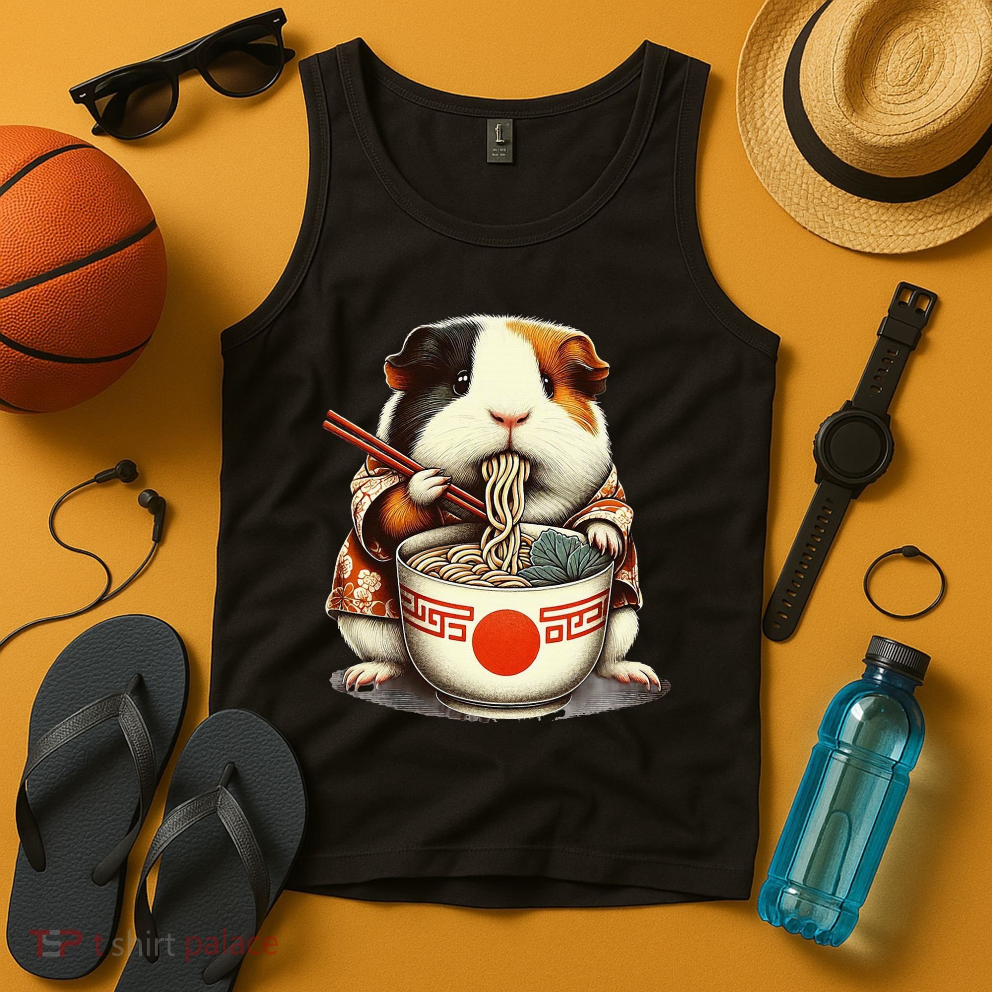 Guinea Pig Ramen Kawaii Neko Japanese Noodles Aesthetic Tank Top