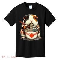 Guinea Pig Ramen Kawaii Neko Japanese Noodles Aesthetic Kids T-Shirt thumb 0