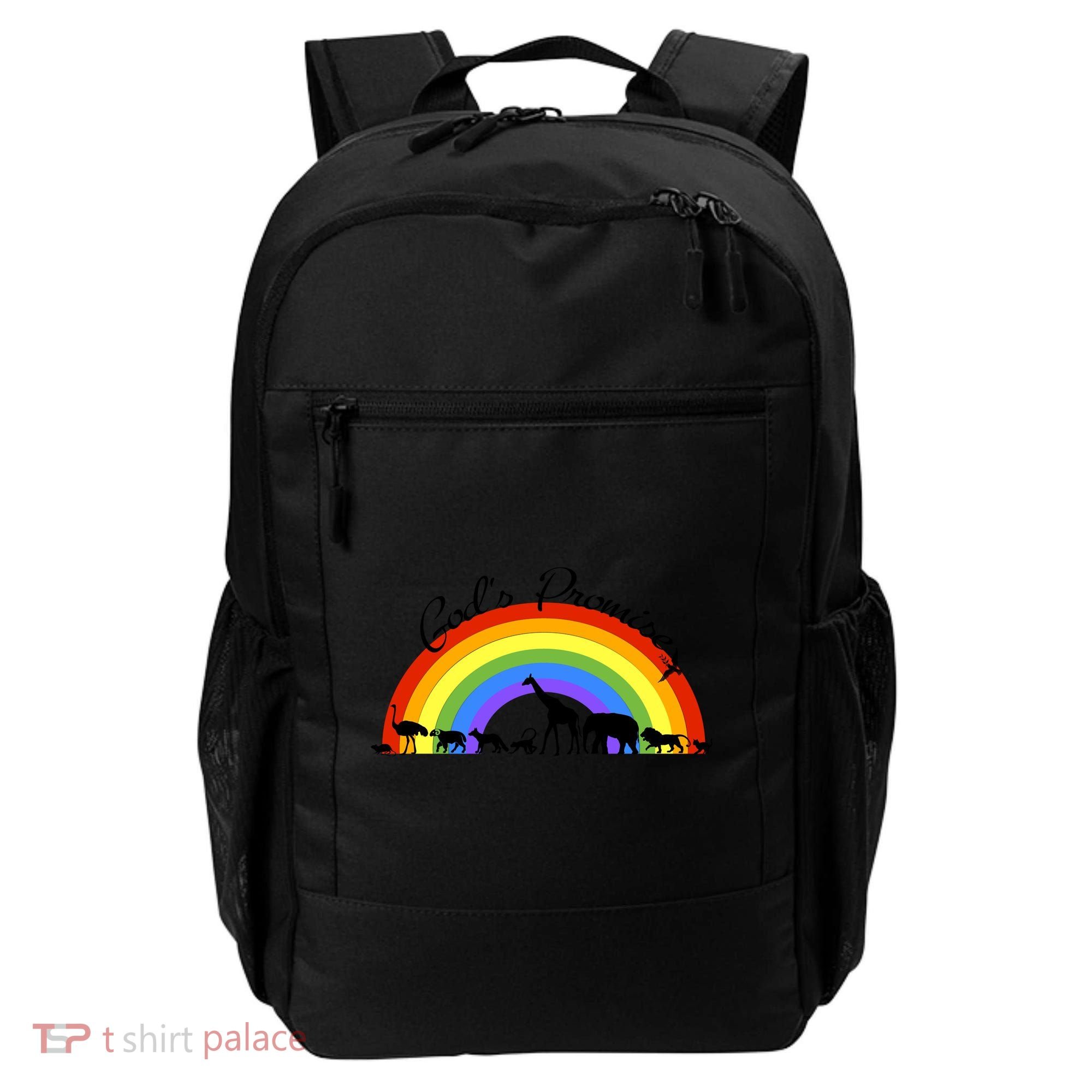 God's Promise Rainbow, Animals Of Noah's Ark Backpack