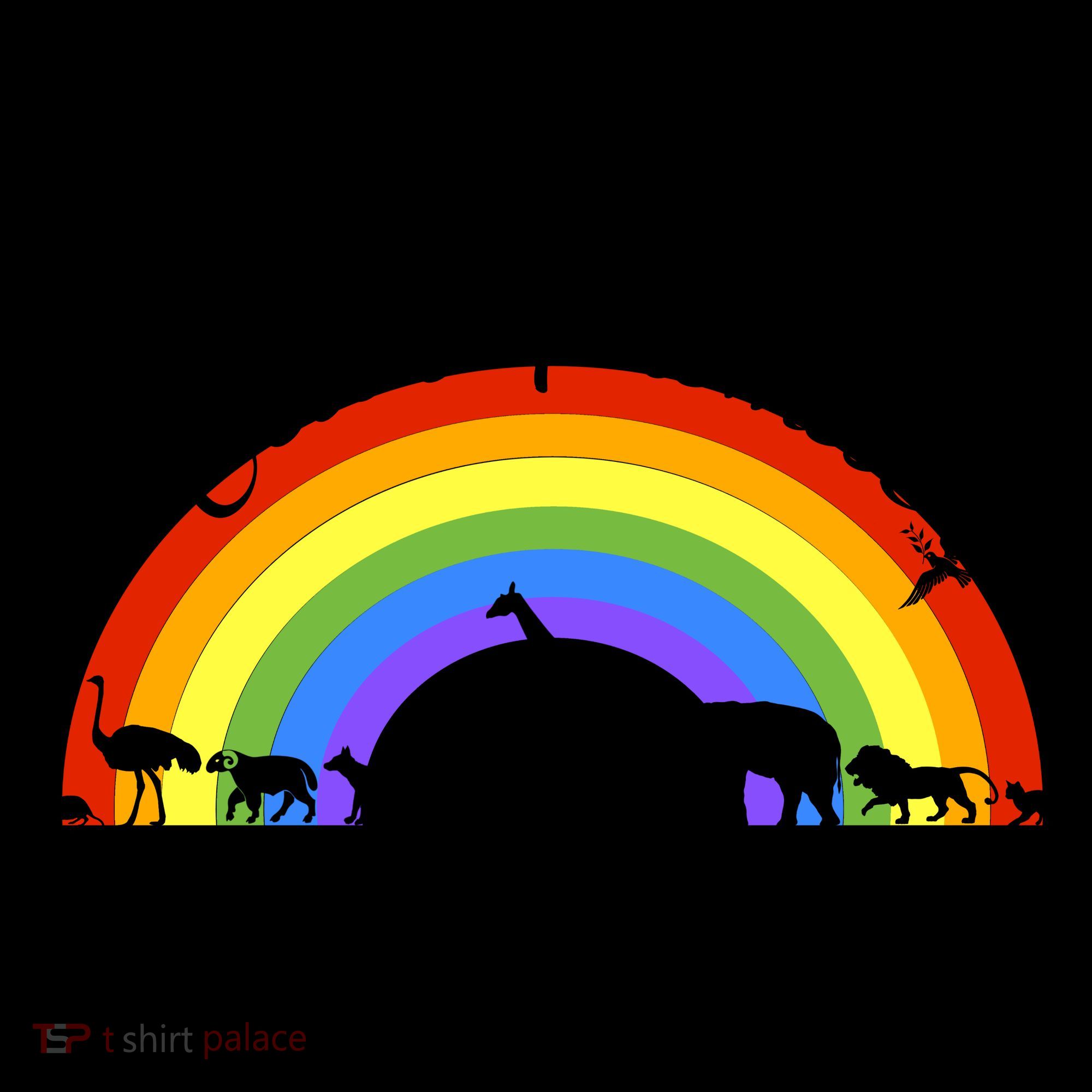 God's Promise Rainbow, Animals Of Noah's Ark Coffee Mug
