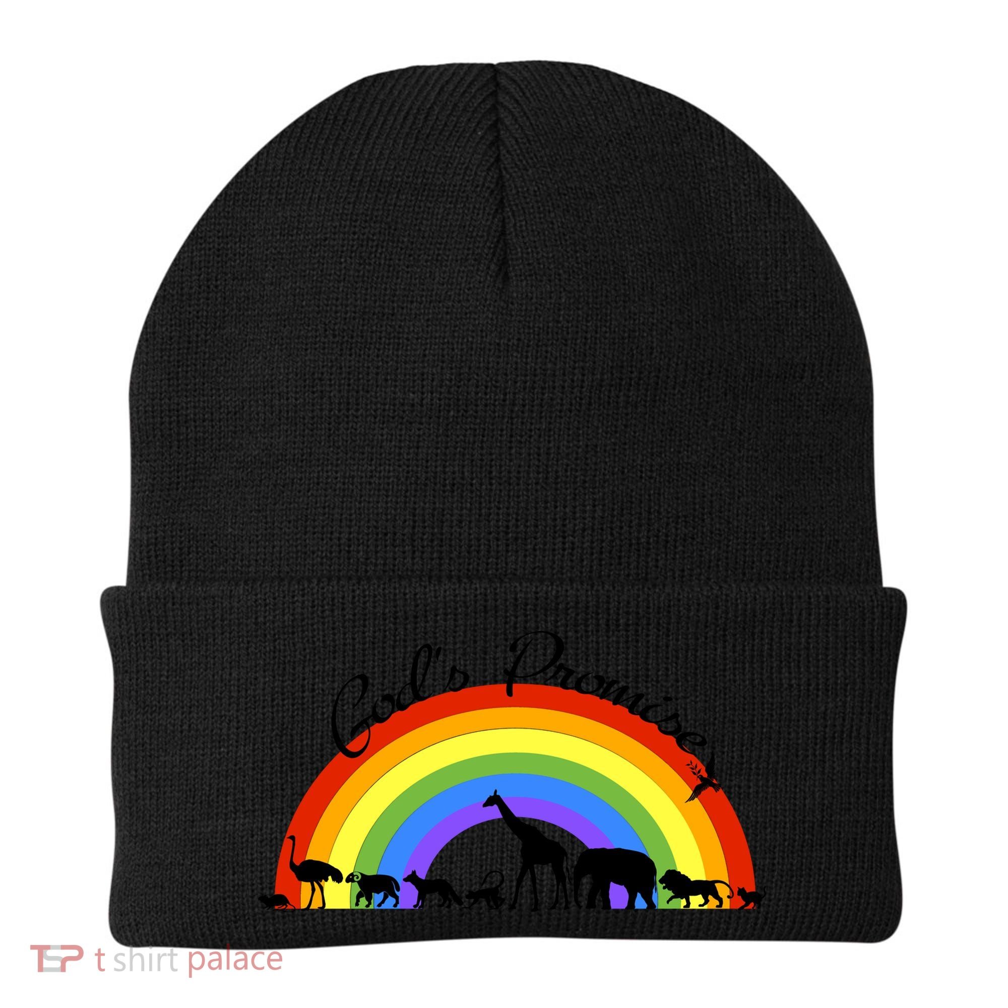God's Promise Rainbow, Animals Of Noah's Ark Beanie