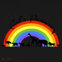 God's Promise Rainbow, Animals Of Noah's Ark Baby Bodysuit thumb 2