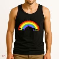 God's Promise Rainbow, Animals Of Noah's Ark Tank Top thumb 3