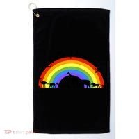 God's Promise Rainbow, Animals Of Noah's Ark Golf Towel thumb 0