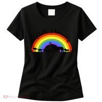 God's Promise Rainbow, Animals Of Noah's Ark Women's T-Shirt thumb 0