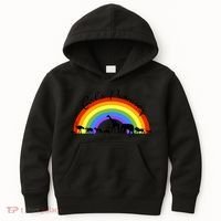 God's Promise Rainbow, Animals Of Noah's Ark Kids Hoodie thumb 0