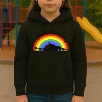 God's Promise Rainbow, Animals Of Noah's Ark Kids Hoodie thumb 3