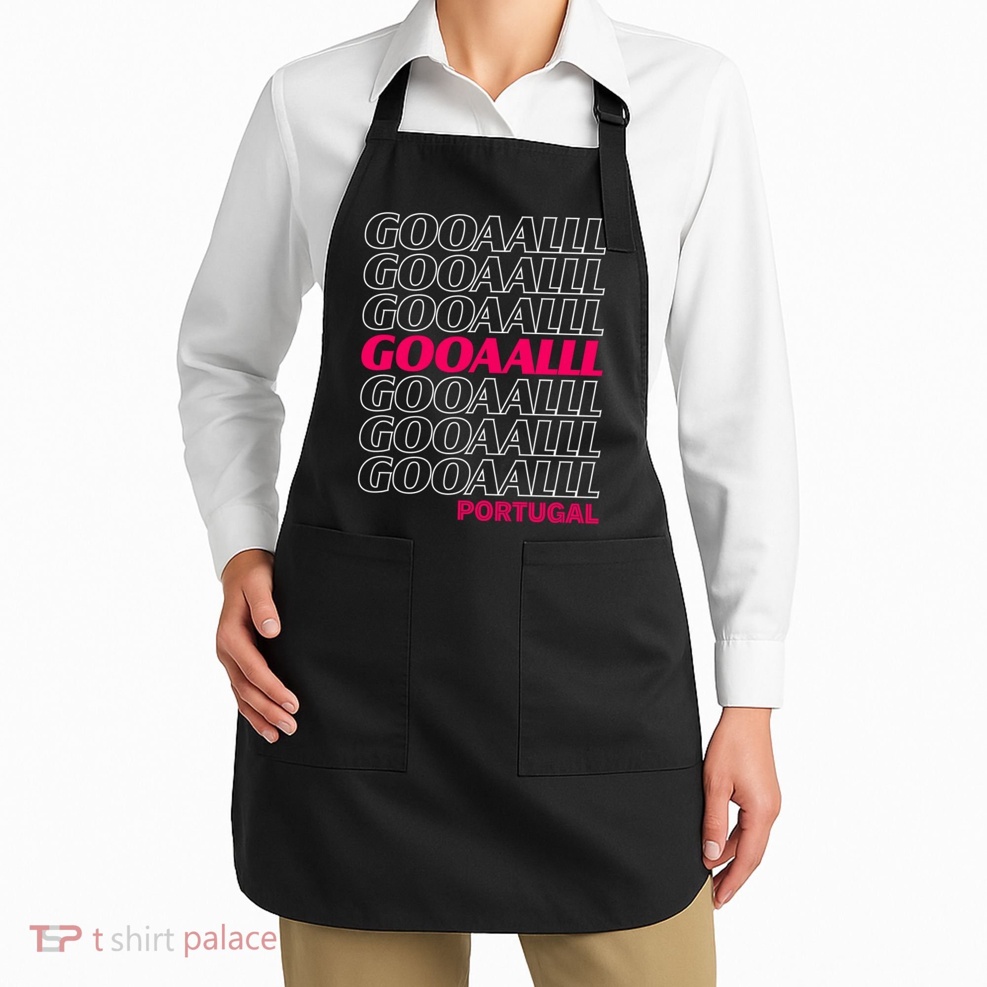 GOOOAAALLL Portugal Soccer Fan Apparel Goal Apron