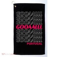 GOOOAAALLL Portugal Soccer Fan Apparel Goal Golf Towel thumb 0