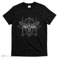Goth Pagan Skull Occult Aesthetic Mystic Death Moth T-Shirt thumb 0