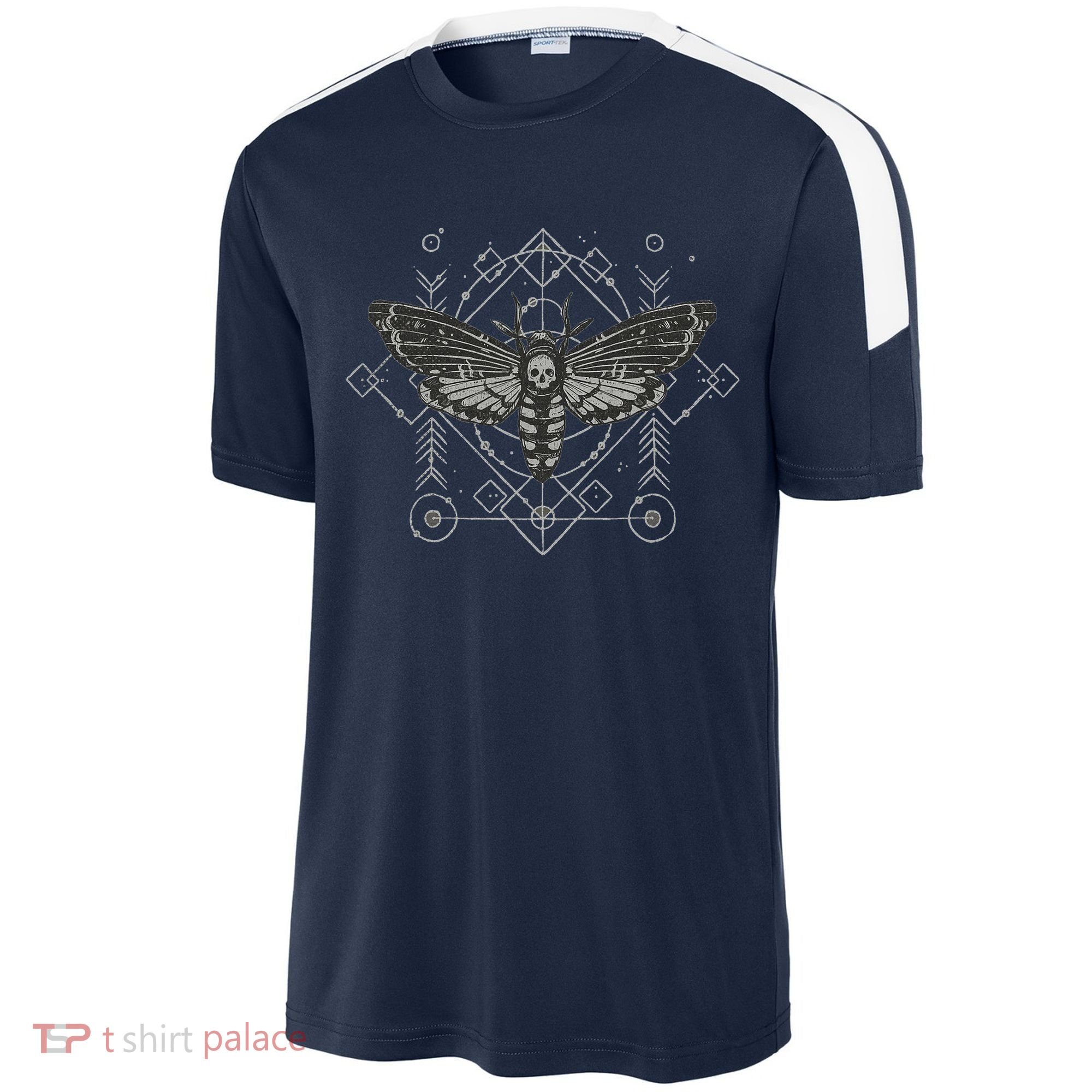 Goth Pagan Skull Occult Aesthetic Mystic Death Moth Sport-Tek Competitor United Soccer Jersey