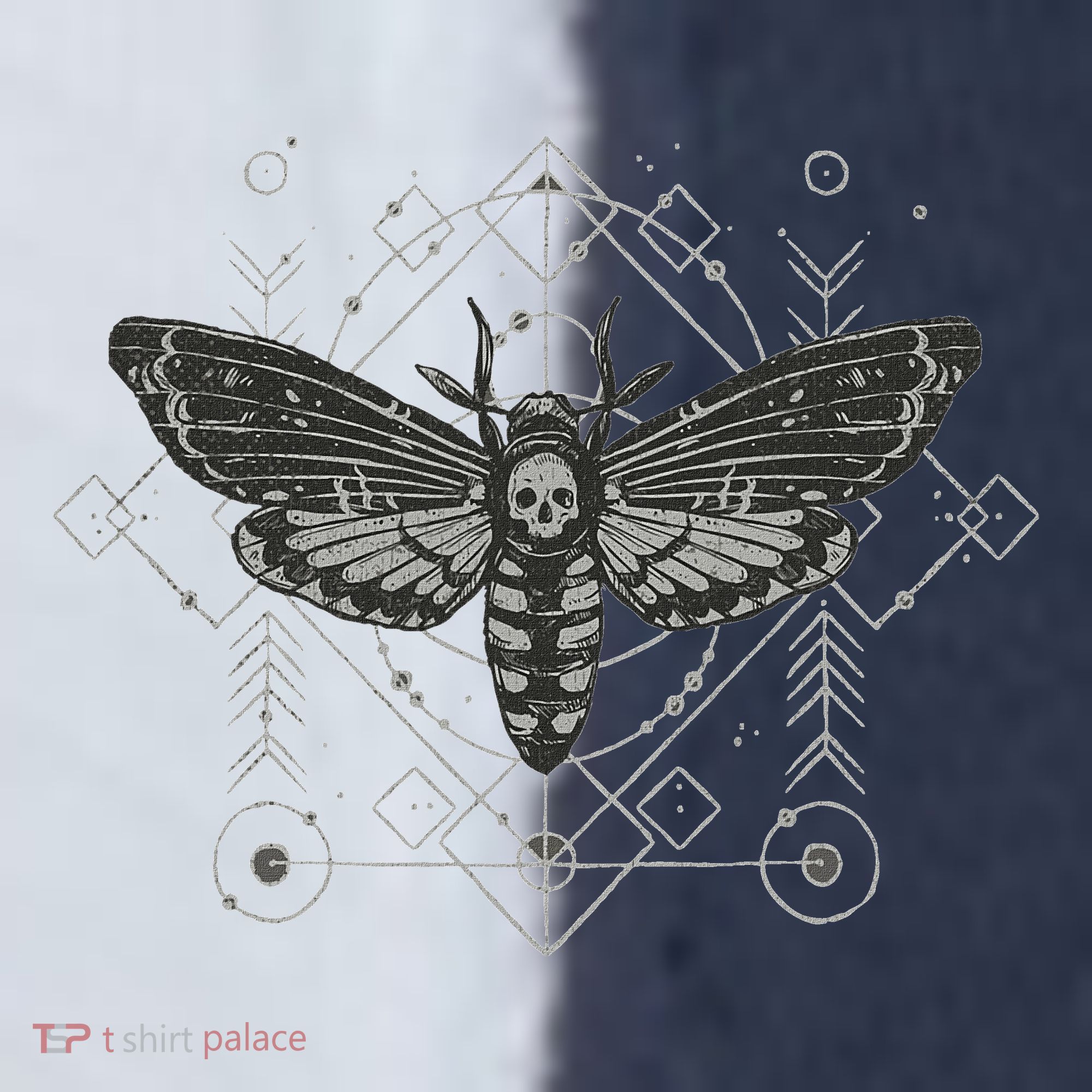 Goth Pagan Skull Occult Aesthetic Mystic Death Moth Sport-Tek Competitor United Soccer Jersey