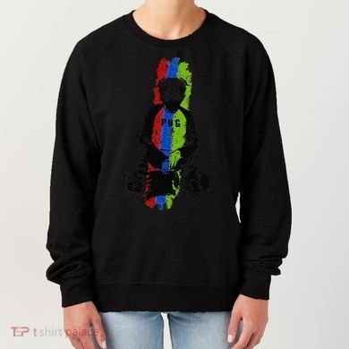 Good Pug Sitting Art Women's Sweatshirt