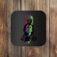Good Pug Sitting Art Coaster thumb 0