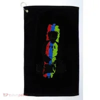 Good Pug Sitting Art Golf Towel thumb 0
