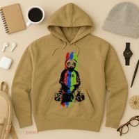 Good Pug Sitting Art Hoodie thumb 3