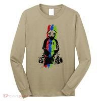 Good Pug Sitting Art Long Sleeve Shirt thumb 0