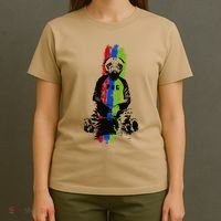 Good Pug Sitting Art T-Shirt thumb 4