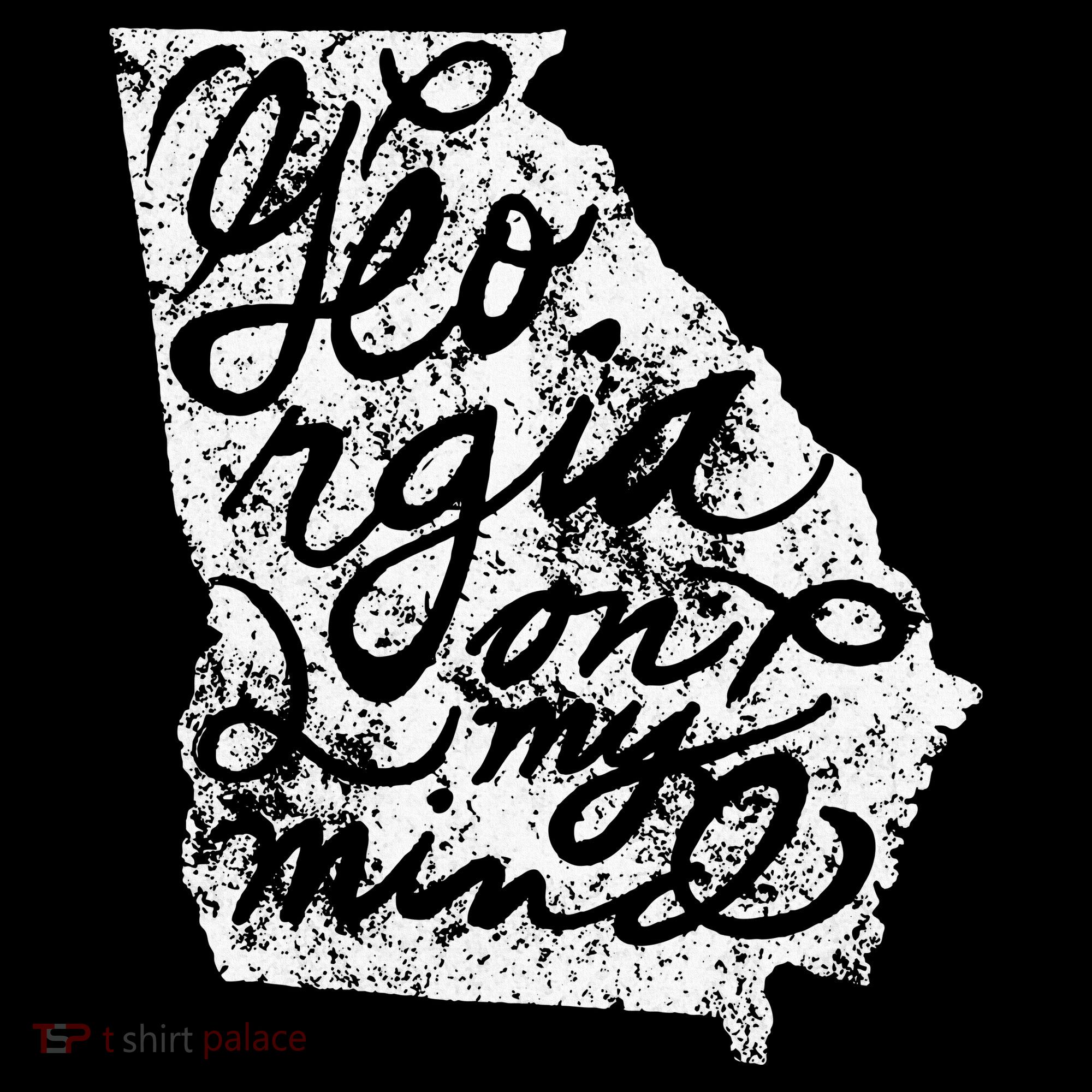 Georgia Peach State Georgia On My Mind Atlanta Stripe Pom Pom Beanie