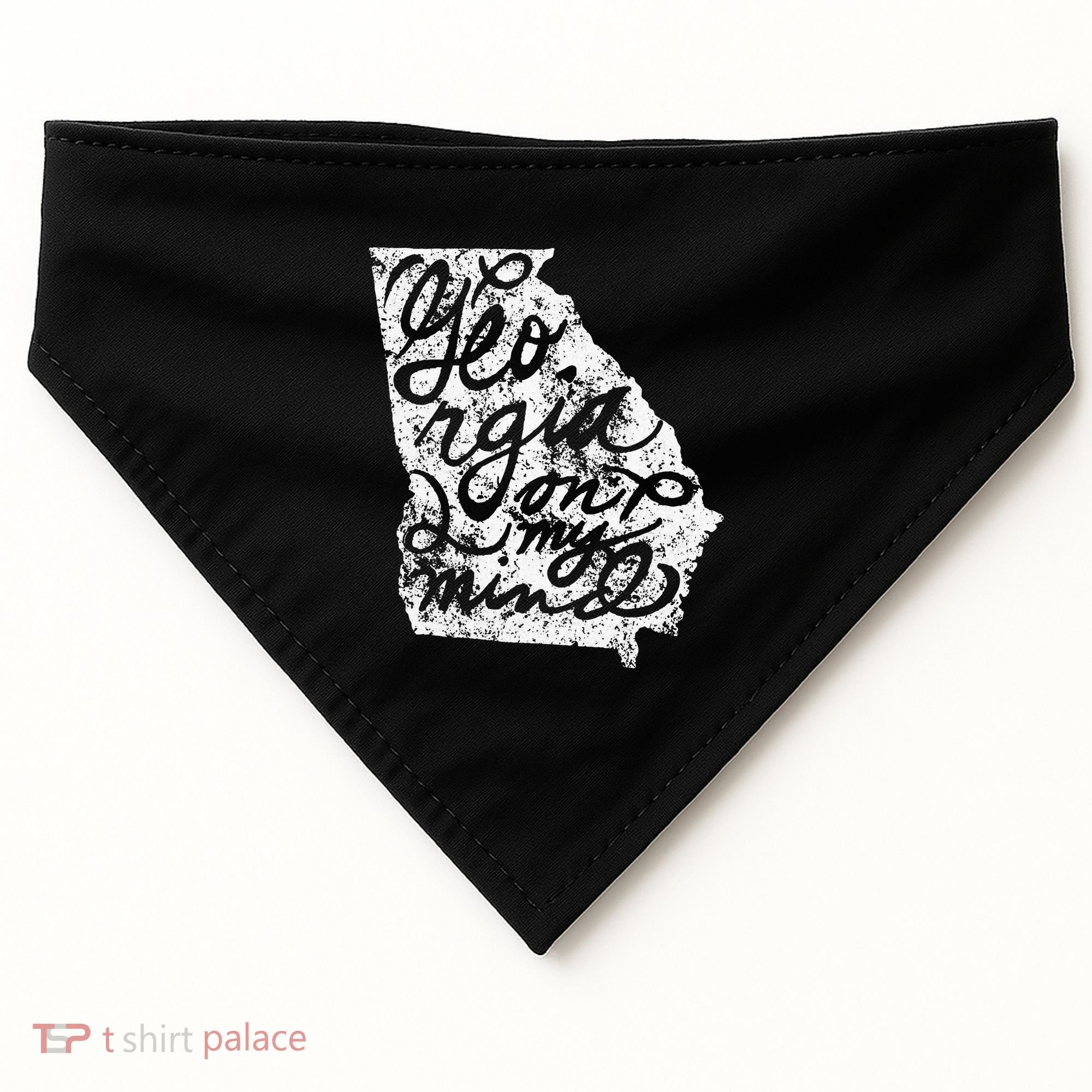 Georgia Peach State Georgia On My Mind Atlanta USA-Made Doggie Bandana