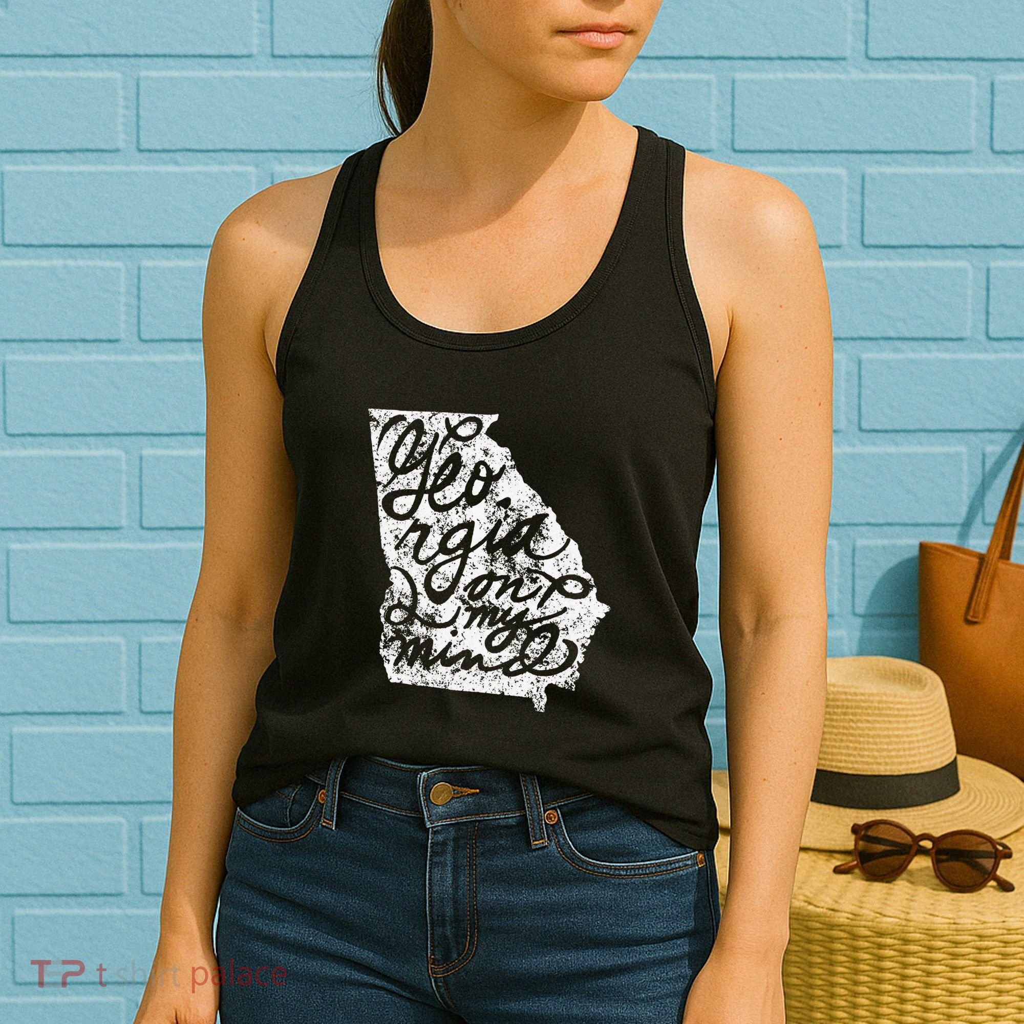 Georgia Peach State Georgia On My Mind Atlanta Women's Tank Top