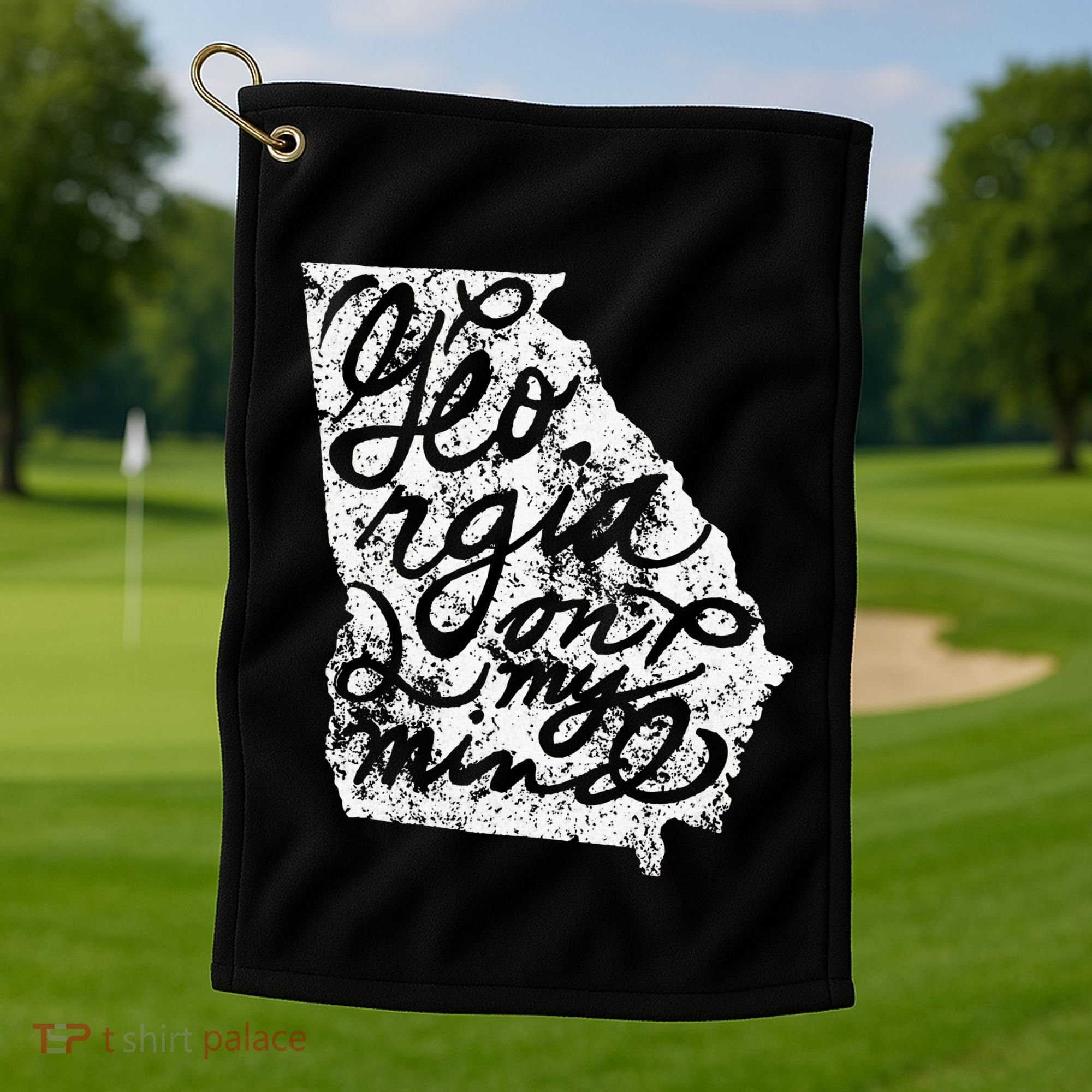 Georgia Peach State Georgia On My Mind Atlanta Golf Towel