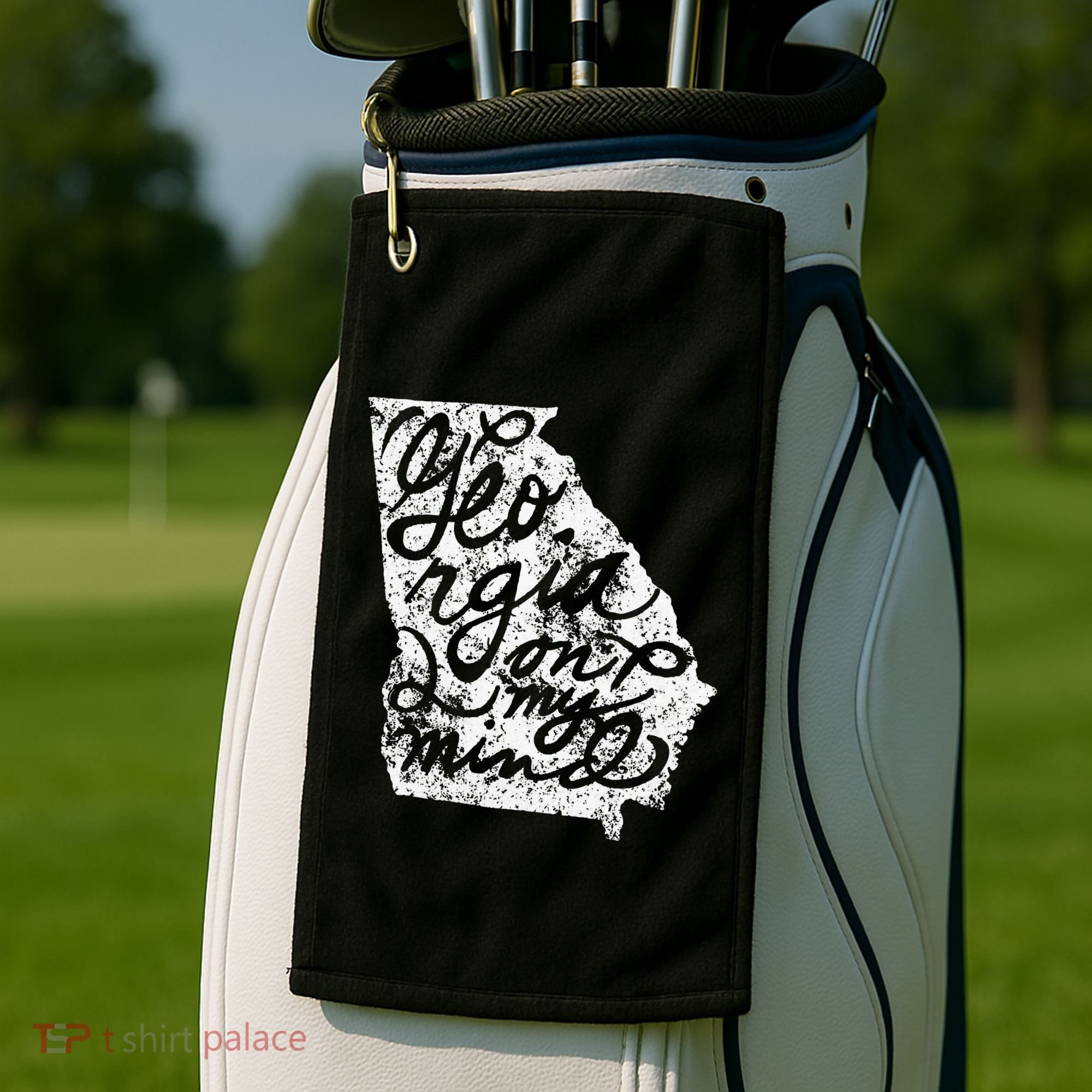 Georgia Peach State Georgia On My Mind Atlanta Golf Towel