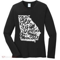 Georgia Peach State Georgia On My Mind Atlanta Women's Long Sleeve Shirt thumb 0
