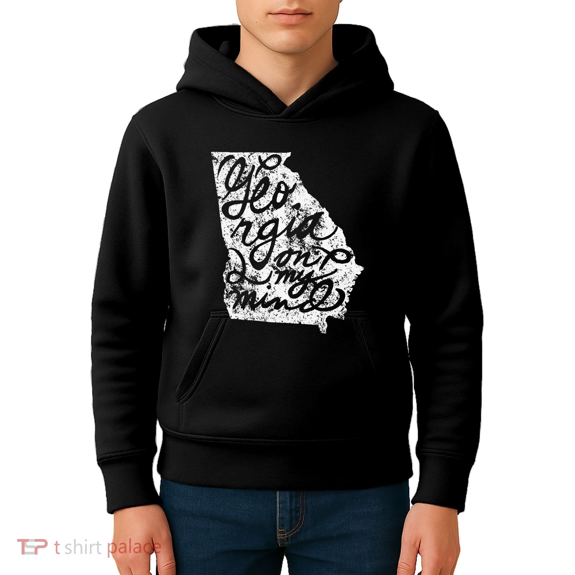 Georgia Peach State Georgia On My Mind Atlanta Kids Hoodie