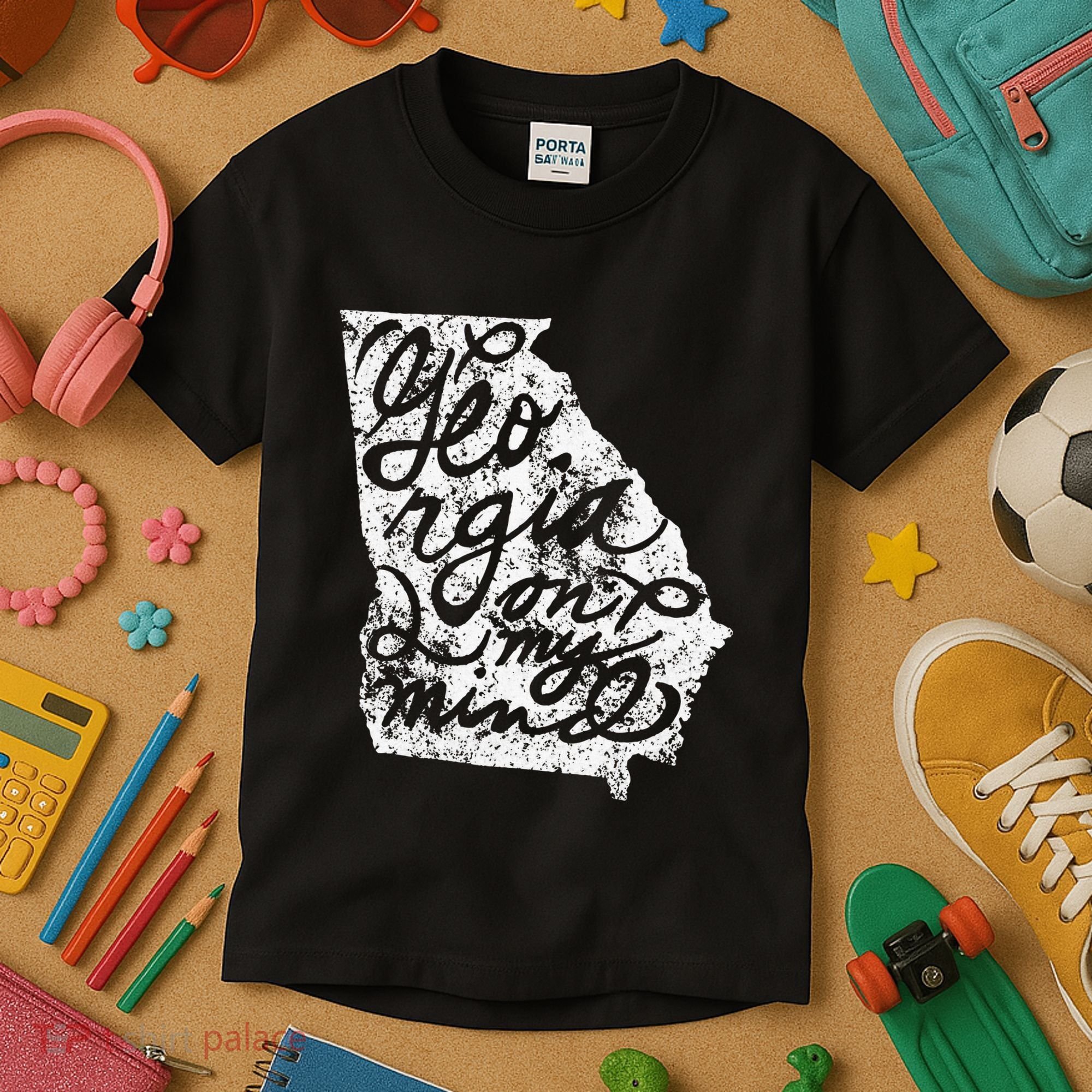 Georgia Peach State Georgia On My Mind Atlanta Kids T-Shirt