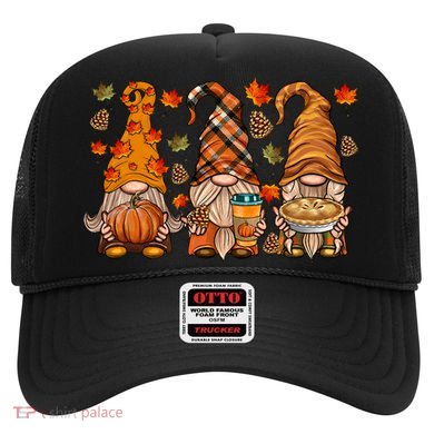 Gnomes Pumpkin Spice Coffee Latte Fall Autumn Thanksgiving Hat