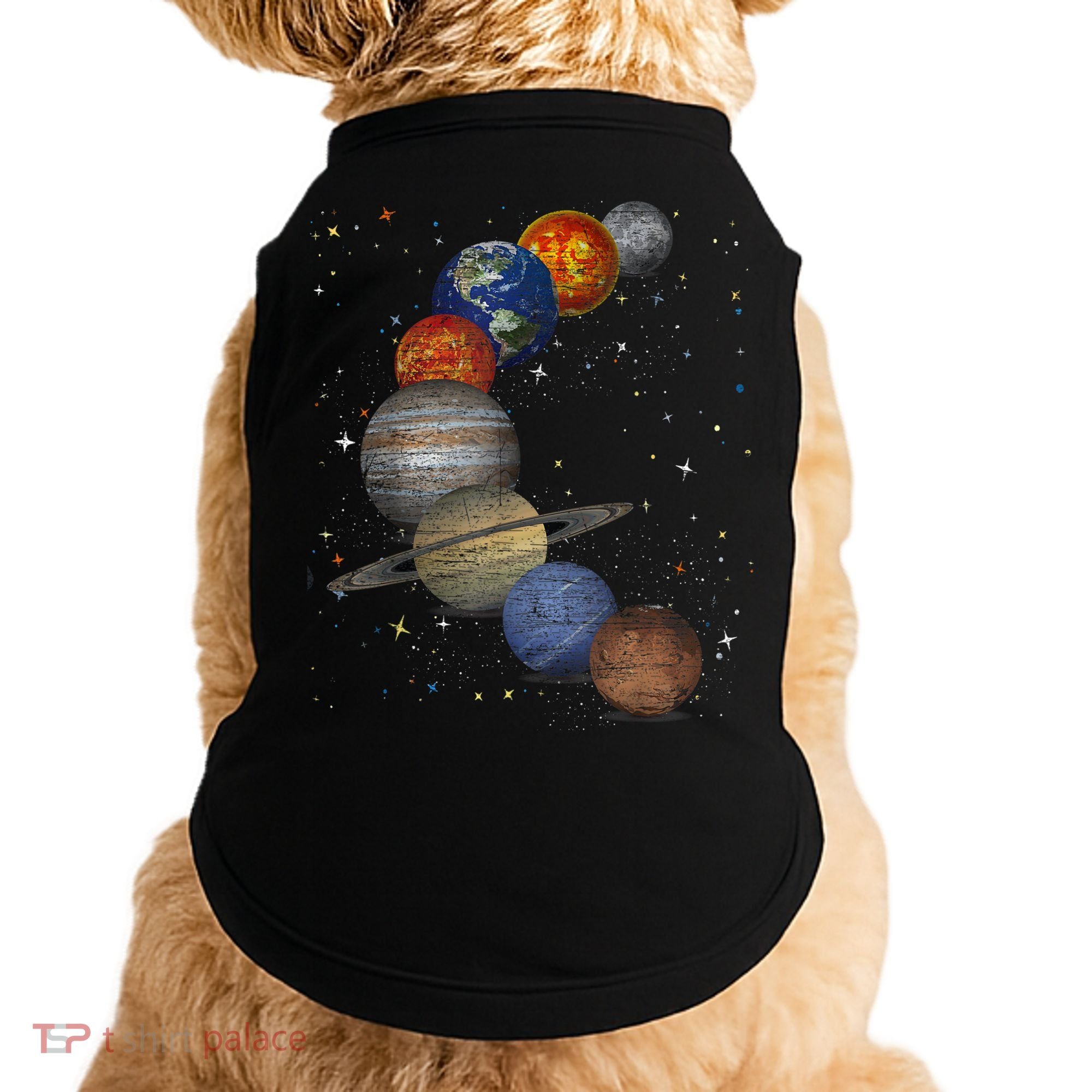 Galaxy Planets Sun Universe Outer Space Science Doggie Tank