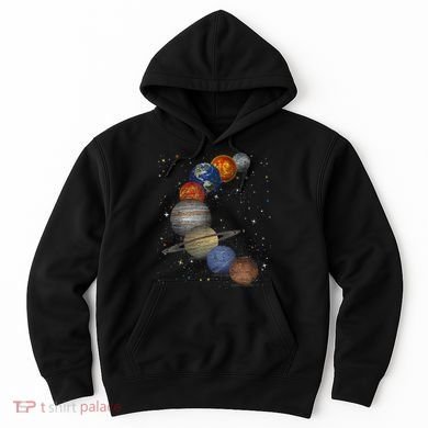 Galaxy Planets Sun Universe Outer Space Science Hoodie