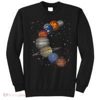 Galaxy Planets Sun Universe Outer Space Science Sweatshirt thumb 0