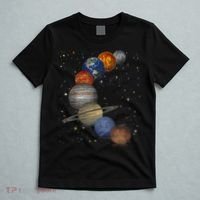 Galaxy Planets Sun Universe Outer Space Science T-Shirt thumb 5